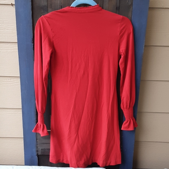 Ralph Lauren red ruffle dress size M. - Picture 3 of 3